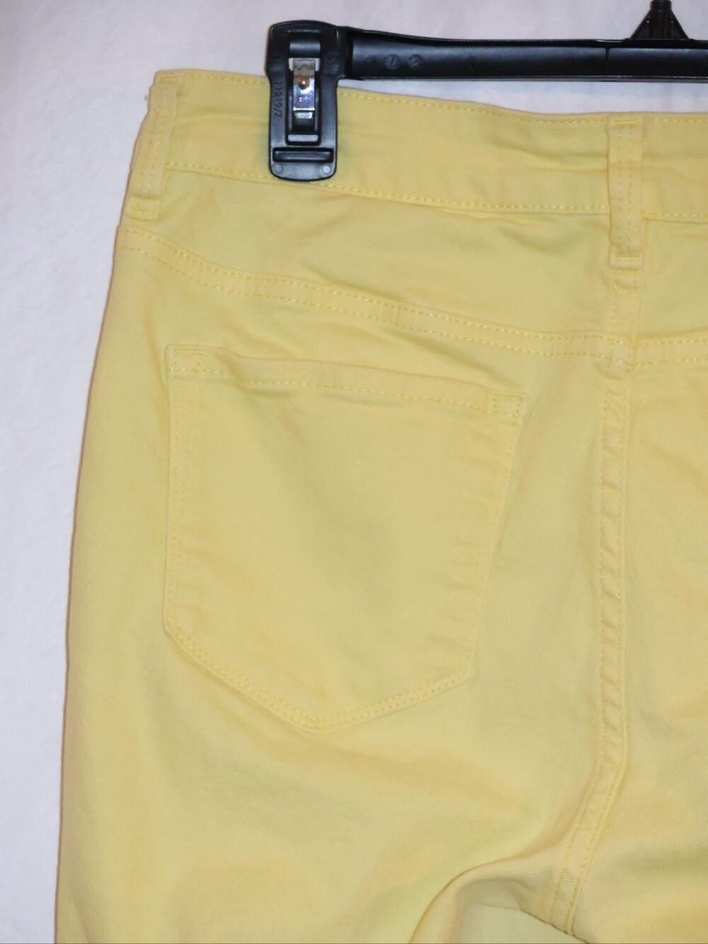 NYDJ (Not Your Daughter's Jeans) Pastel Yellow Alisha Fitted Ankle Jeans. - Picture 9 of 14